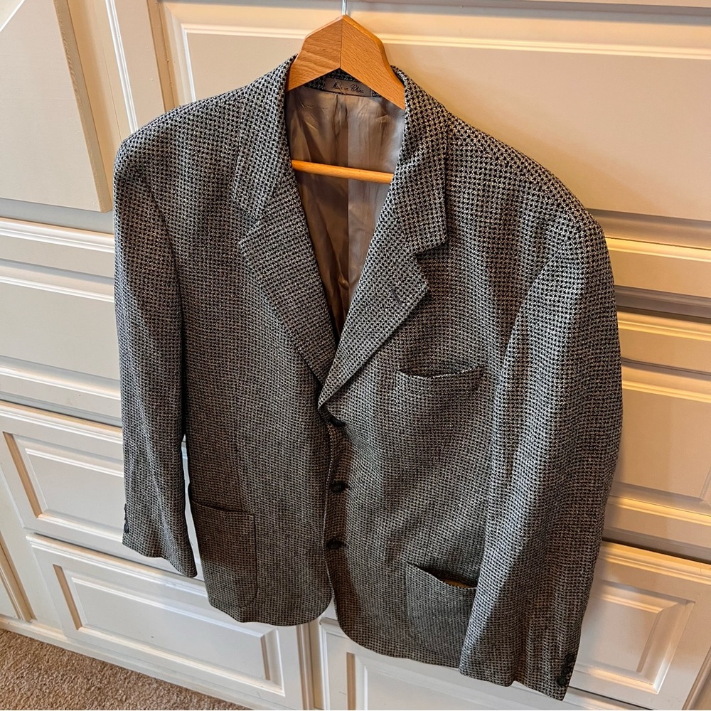 Classic Gray/Tan Men's Blazer